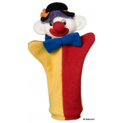Handpuppe Clown mit 2 Gesichtern